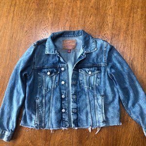 Lucky Brand Jean Jacket, Size Large